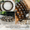 vòng tay đá thạch anh khói