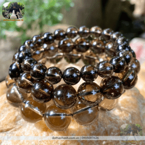 vòng tay đá thạch anh khói