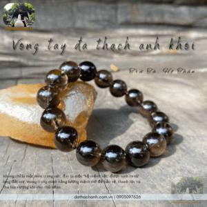 vòng tay đá thạch anh khói
