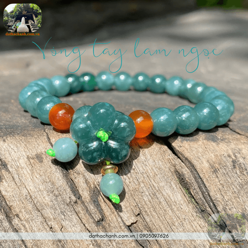 Vòng tay lam ngọc phong thủy 32 vòng tay lam ngọc
