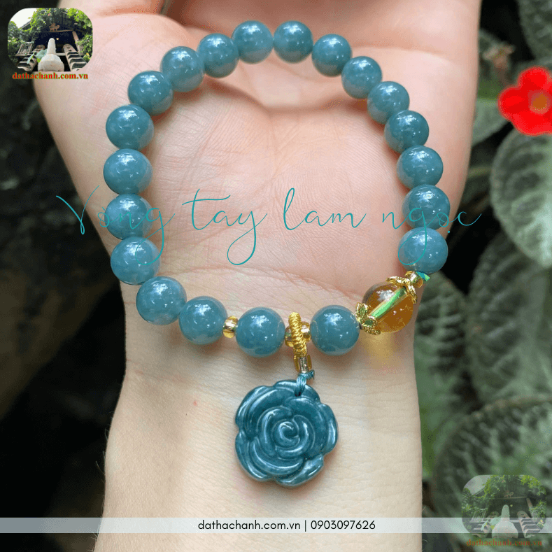 Vòng tay lam ngọc phong thủy 33 vòng tay lam ngọc