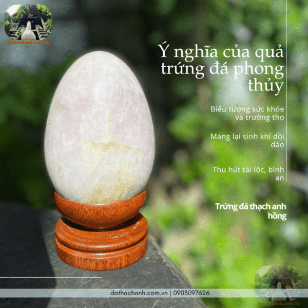quả trứng đá phong thủy