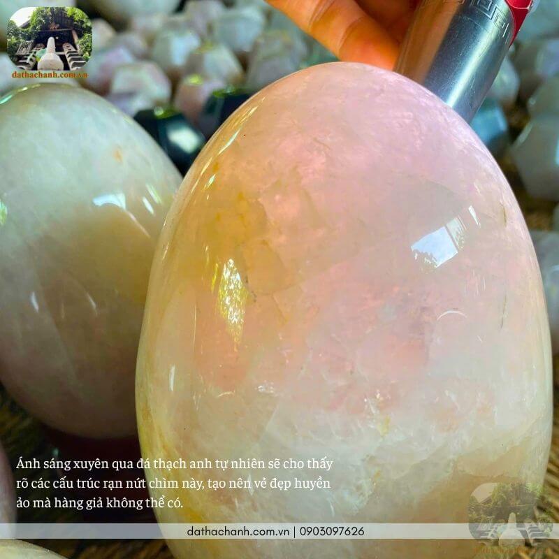 quả trứng đá phong thủy