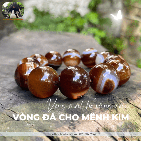 vòng đá cho mệnh kim