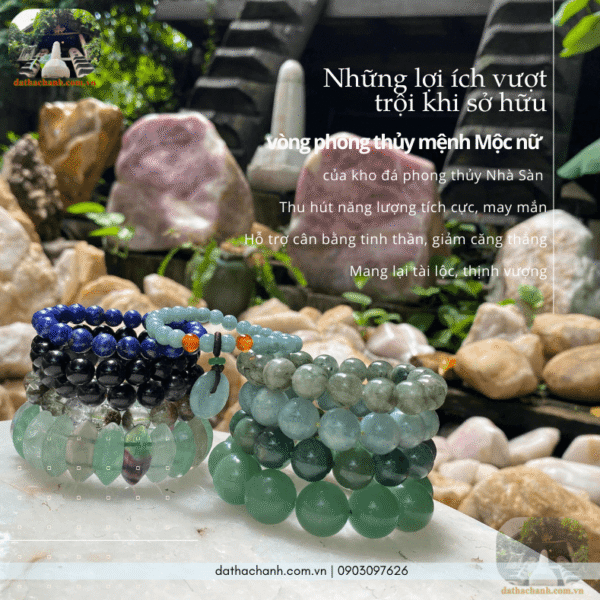 vòng phong thủy mệnh Mộc nữ