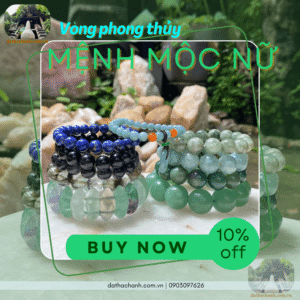 vòng phong thủy mệnh Mộc nữ
