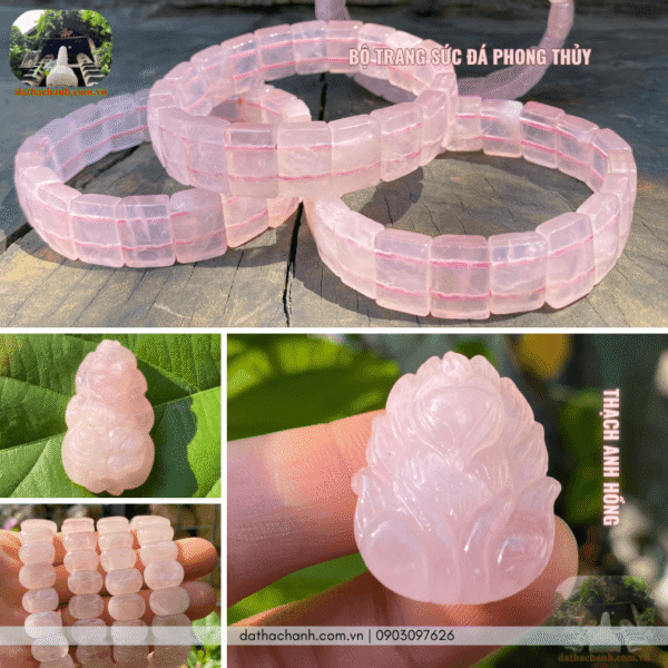 bộ trang sức đá phong thủy