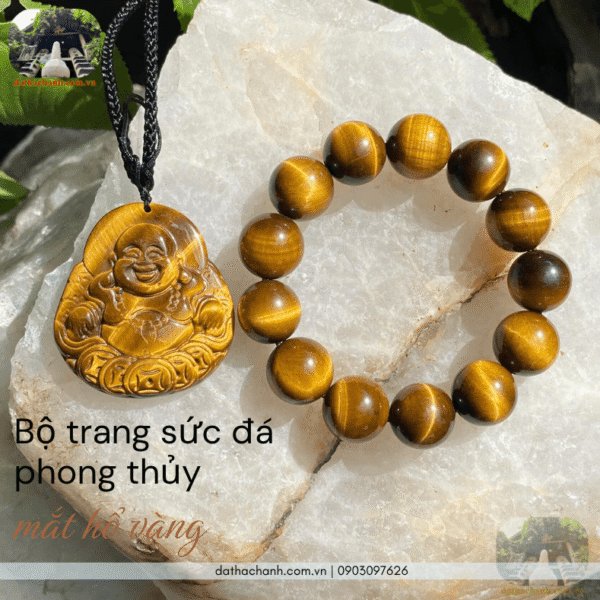 bộ trang sức đá phong thủy