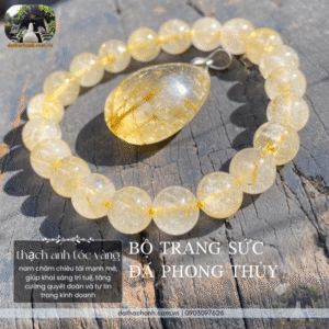 bộ trang sức đá phong thủy