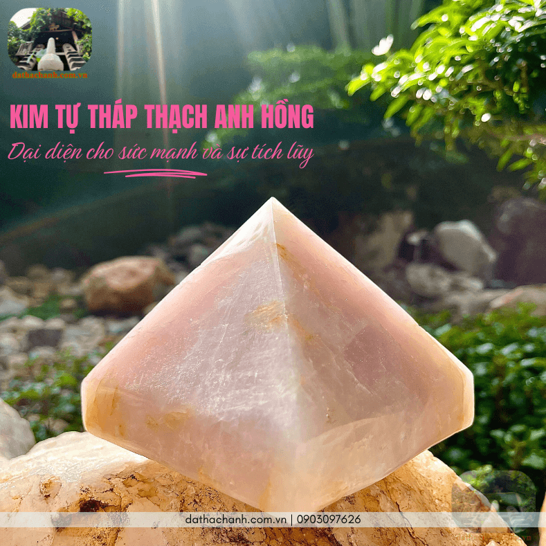 Đá phong thủy thạch anh hồng, ý nghĩa, cách dùng và giá chuẩn cho phong thủy nhà ở 116 đá phong thủy thạch anh hồng