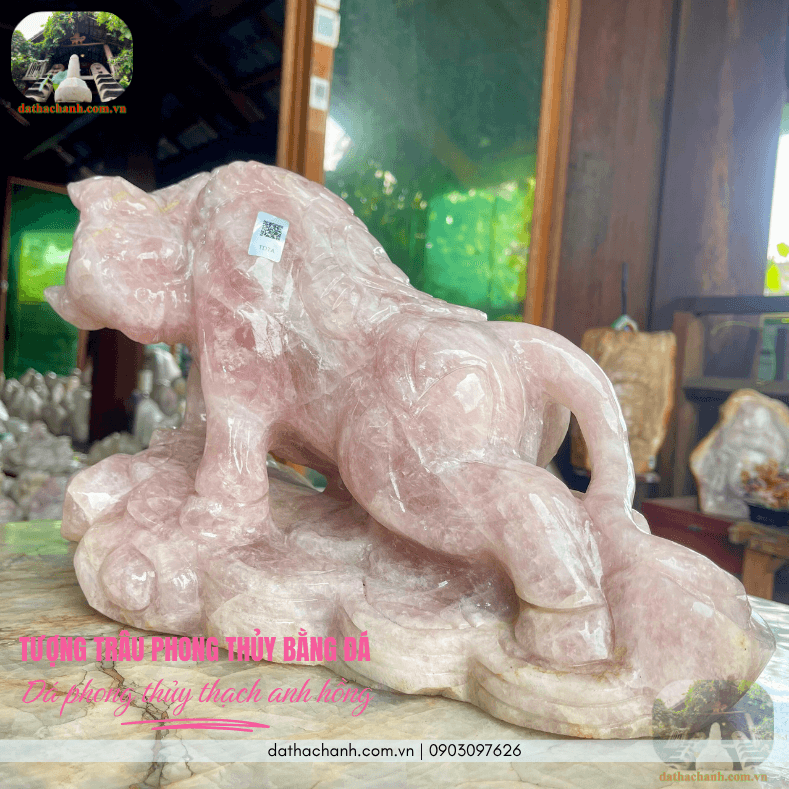 Đá phong thủy thạch anh hồng, ý nghĩa, cách dùng và giá chuẩn cho phong thủy nhà ở 132 đá phong thủy thạch anh hồng