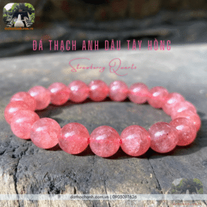 đá thạch anh dâu tây hồng