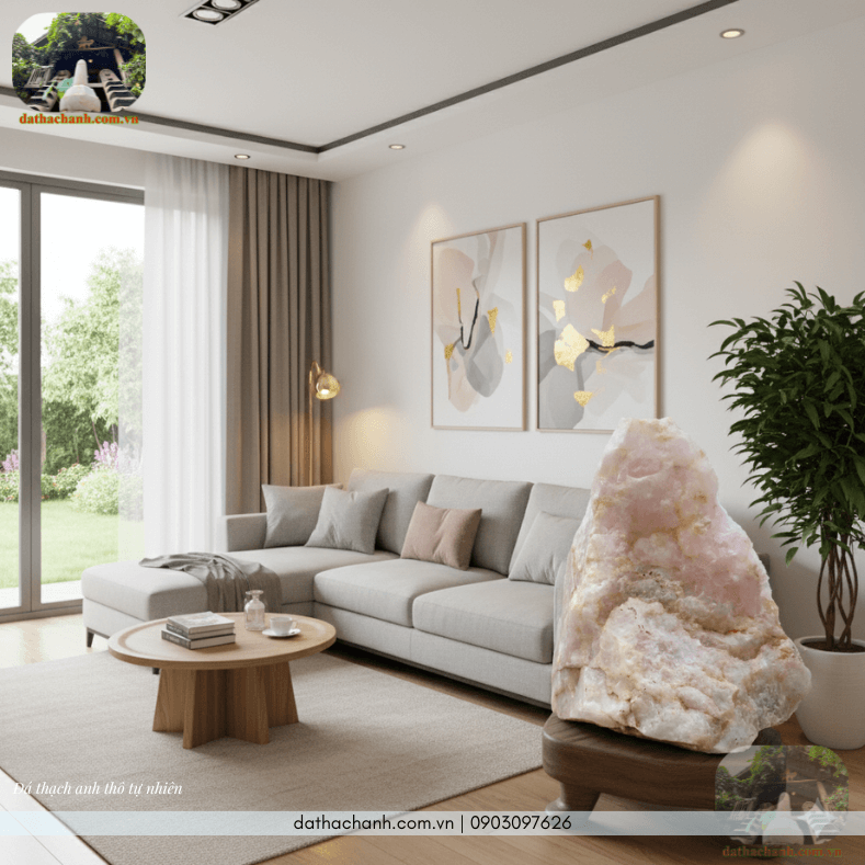 Đá thạch anh thô tự nhiên Việt Nam – Giải pháp trấn trạch, thu hút tài lộc cao cấp 73 đá thạch anh thô tự nhiên