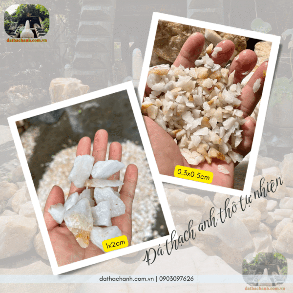 đá thạch anh thô tự nhiên