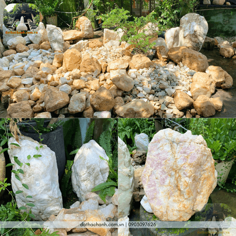 đá thạch anh thô tự nhiên