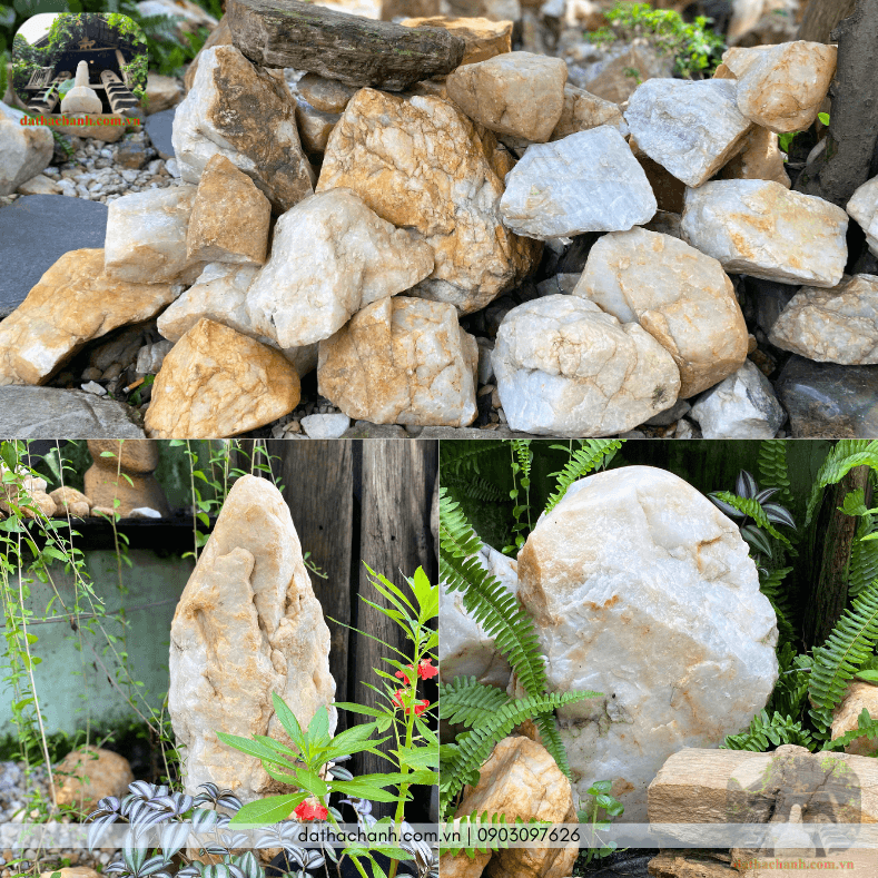 đá thạch anh thô tự nhiên