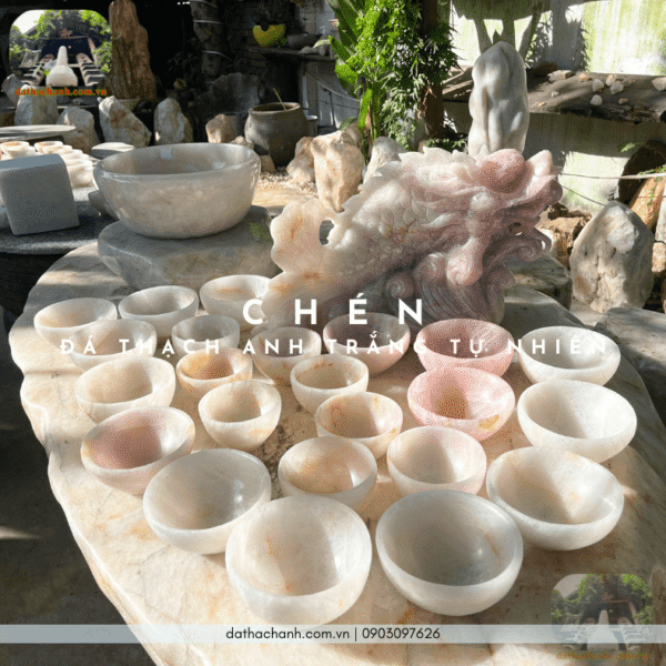 đá thạch anh trắng tự nhiên