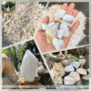 Đá thạch anh trắng tự nhiên trấn trạch, bảo vệ gia đạo bình an, năng lượng thanh khiết 51 đá thạch anh trắng tự nhiên