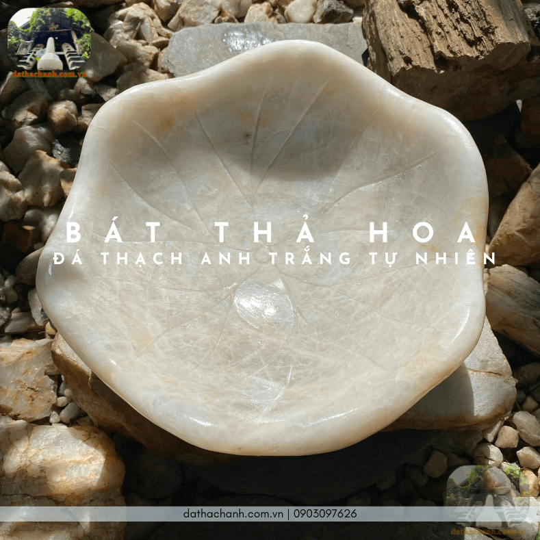 đá thạch anh trắng tự nhiên