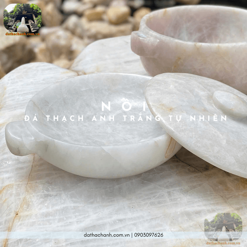 đá thạch anh trắng tự nhiên