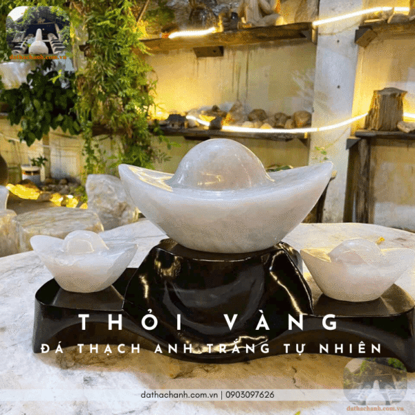 đá thạch anh trắng tự nhiên