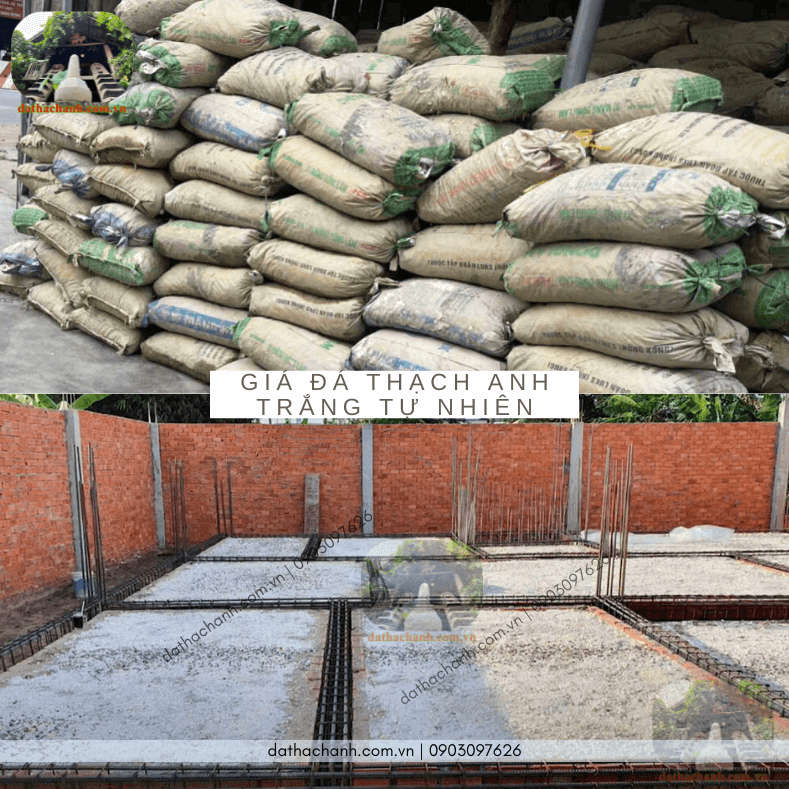 đá thạch anh trắng tự nhiên