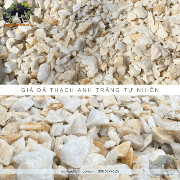 đá thạch anh trắng tự nhiên