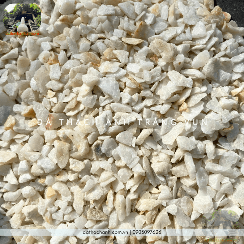 Đá thạch anh trắng vụn giải pháp rải nền nhà, trấn trạch an gia toàn diện 52 đá thạch anh trắng vụn