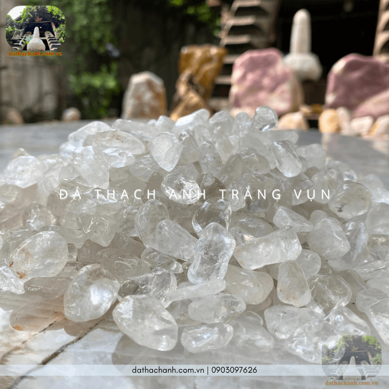 Đá thạch anh trắng vụn giải pháp rải nền nhà, trấn trạch an gia toàn diện 58 đá thạch anh trắng vụn