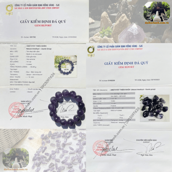 giá thạch anh tím tự nhiên