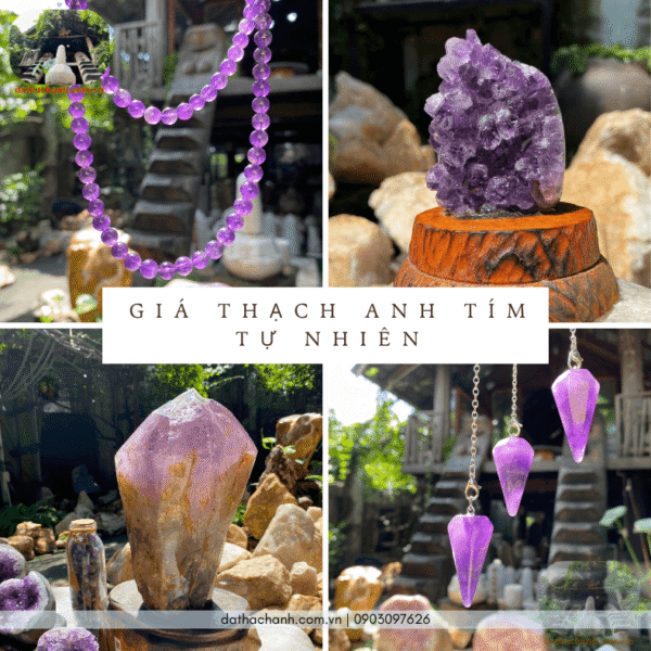 giá thạch anh tím tự nhiên
