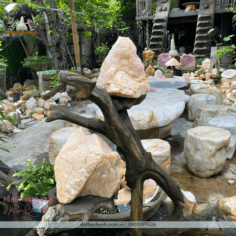 Hồng thạch anh thiên nhiên mang năng lượng an lành và sức sống mới 45 hồng thạch anh