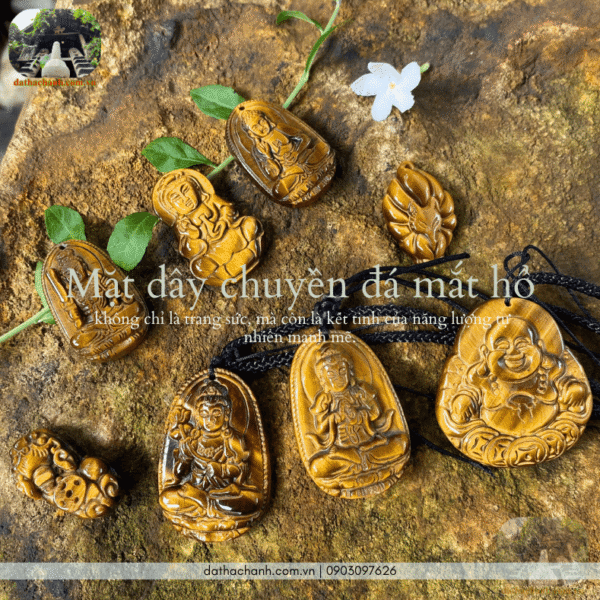 mặt dây chuyền đá mắt hổ