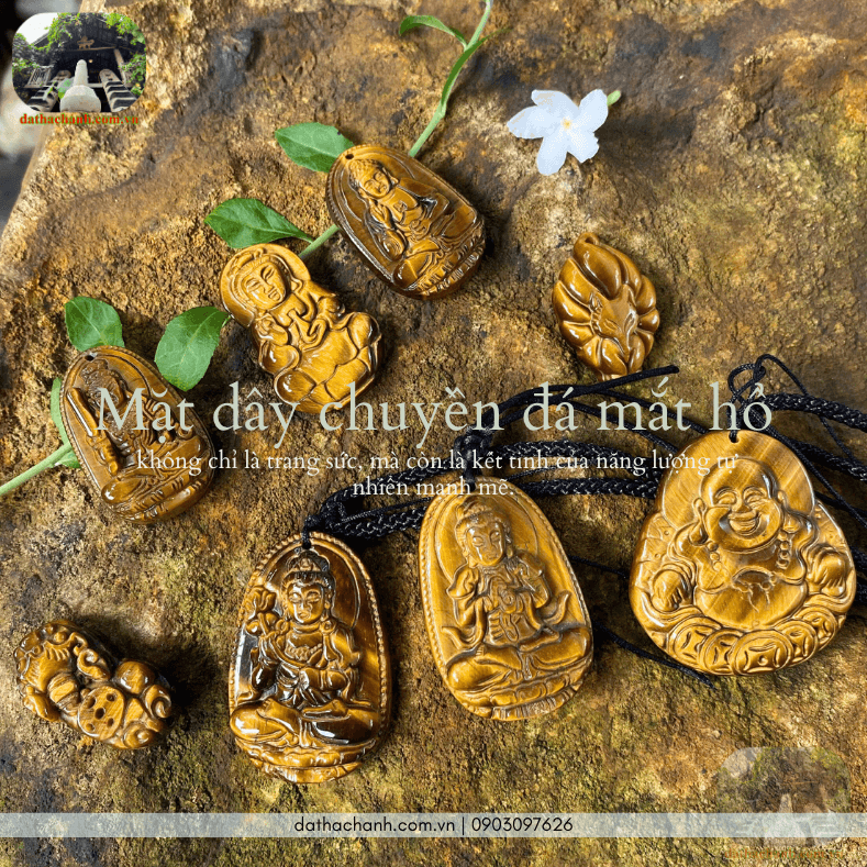 TOP 8+ mẫu mặt dây chuyền đá mắt hổ sang trọng được yêu thích nhất 43 mặt dây chuyền đá mắt hổ