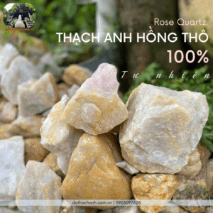 thạch anh hồng thô