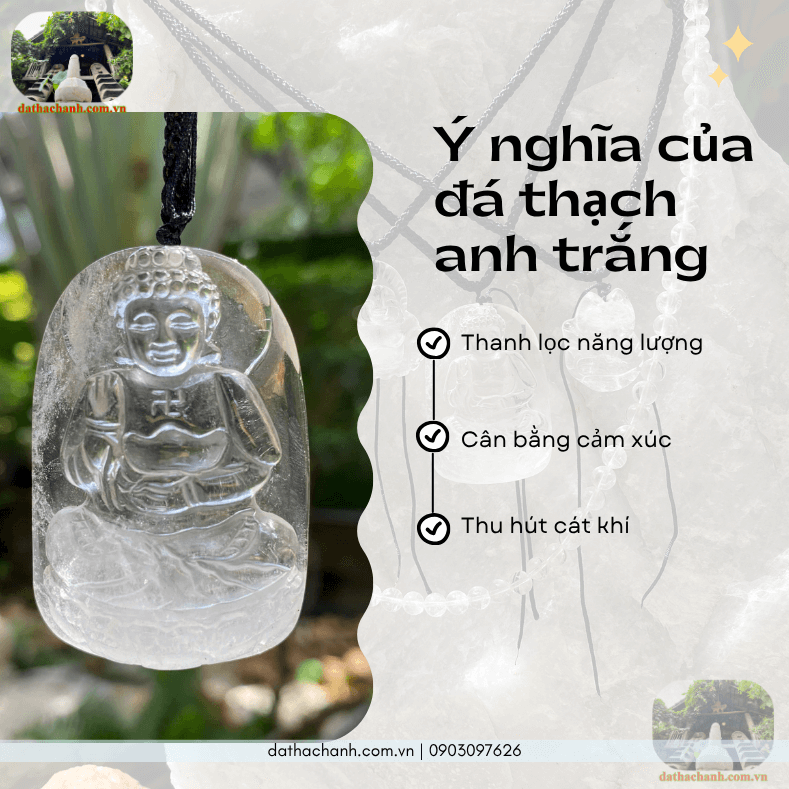 Vòng cổ thạch anh trắng, quà tặng thanh lịch cho phái đẹp 27 vòng cổ thạch anh trắng