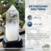 đá thạch anh màu trắng