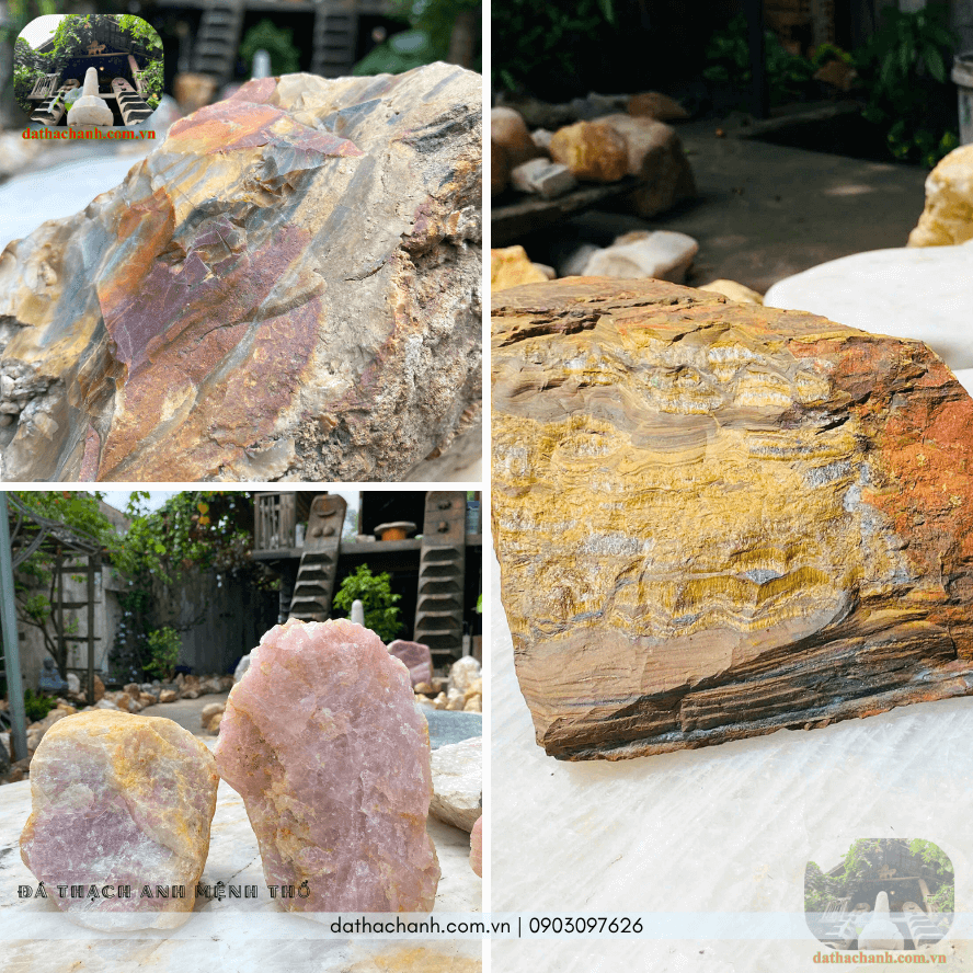 Đá thạch anh Mệnh Thổ 52 đá thạch anh mệnh thổ