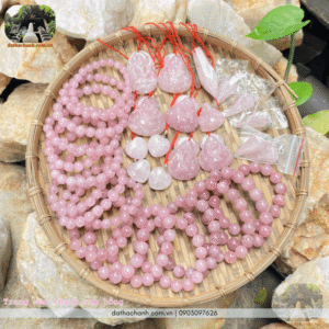 trang sức thạch anh hồng