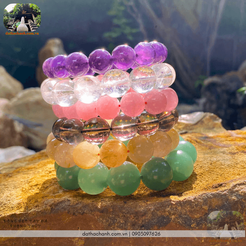 Vòng đeo tay đá phong thủy - Mẫu đẹp, giá tốt, hợp mệnh: Năng lượng tự nhiên, may mắn thịnh vượng 65 vòng đeo tay đá phong thủy