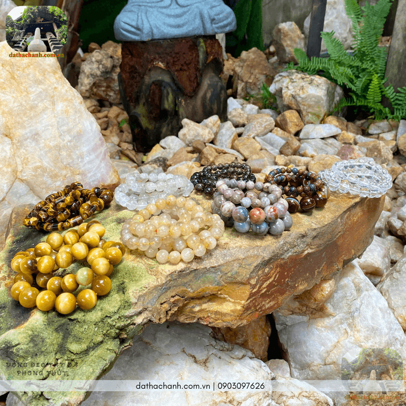 Vòng đeo tay đá phong thủy - Mẫu đẹp, giá tốt, hợp mệnh: Năng lượng tự nhiên, may mắn thịnh vượng 95 vòng đeo tay đá phong thủy