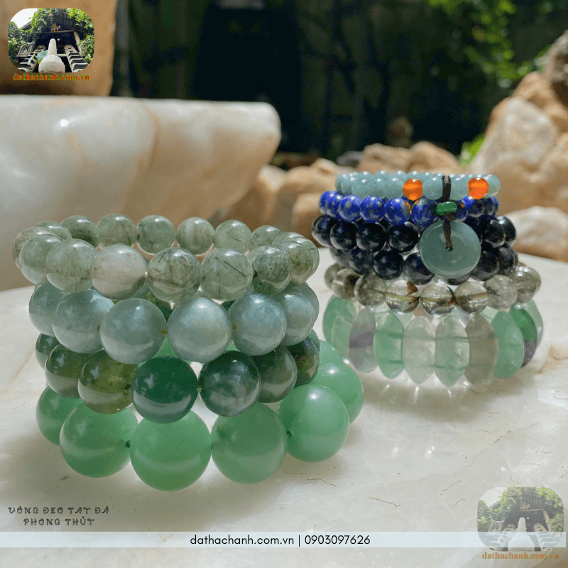 Vòng đeo tay đá phong thủy - Mẫu đẹp, giá tốt, hợp mệnh: Năng lượng tự nhiên, may mắn thịnh vượng 96 vòng đeo tay đá phong thủy