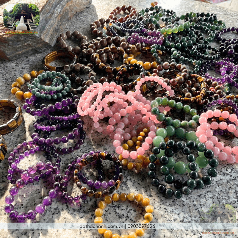Vòng đeo tay đá phong thủy - Mẫu đẹp, giá tốt, hợp mệnh: Năng lượng tự nhiên, may mắn thịnh vượng 104 vòng đeo tay đá phong thủy