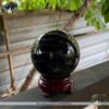 quả cầu thạch anh đen