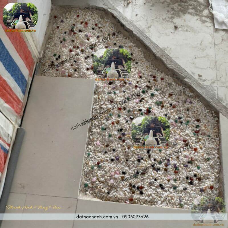 Thạch anh vàng vụn bóng tự nhiên 41 thạch anh vàng vụn