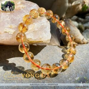 vòng đá citrine vàng