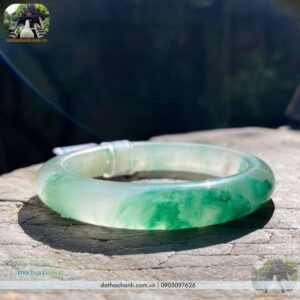 vòng kiềng đá thạch anh xanh