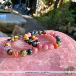 vòng tay đá tourmaline