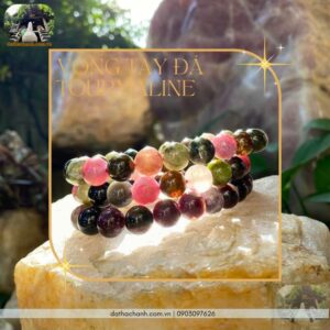 vòng tay đá tourmaline
