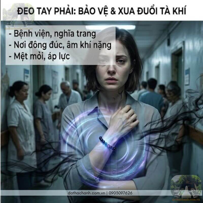 vòng tay đá tourmaline